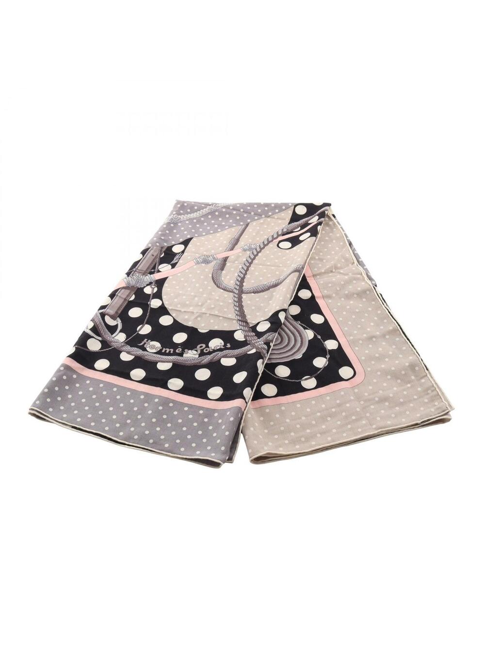 Hermes Carre Clic Clac A Pois Scarf #341320H14B